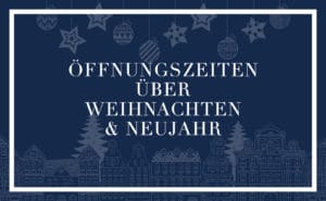 Öffnungszeiten an Feiertagen