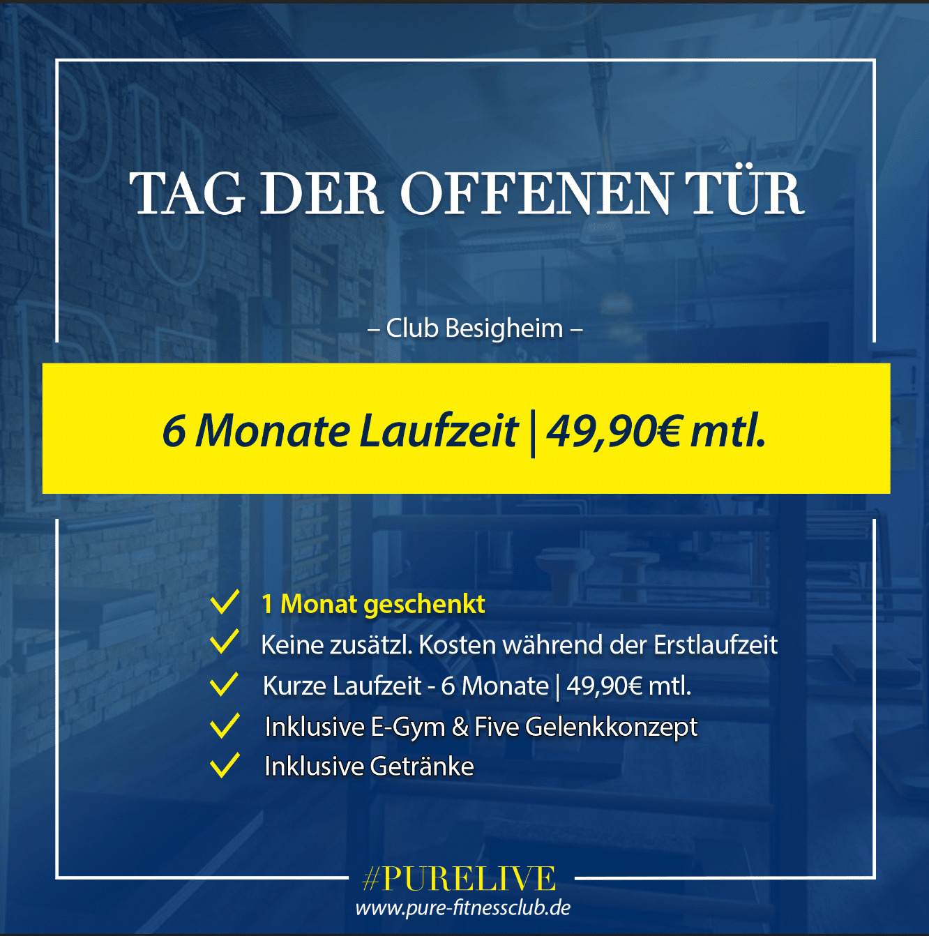 Tag der offenen Tür | 6 Monate