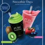 Fit durch den Winter mit PURE – Smoothie Days für unsere Mitglieder! 🍓🥭🍏